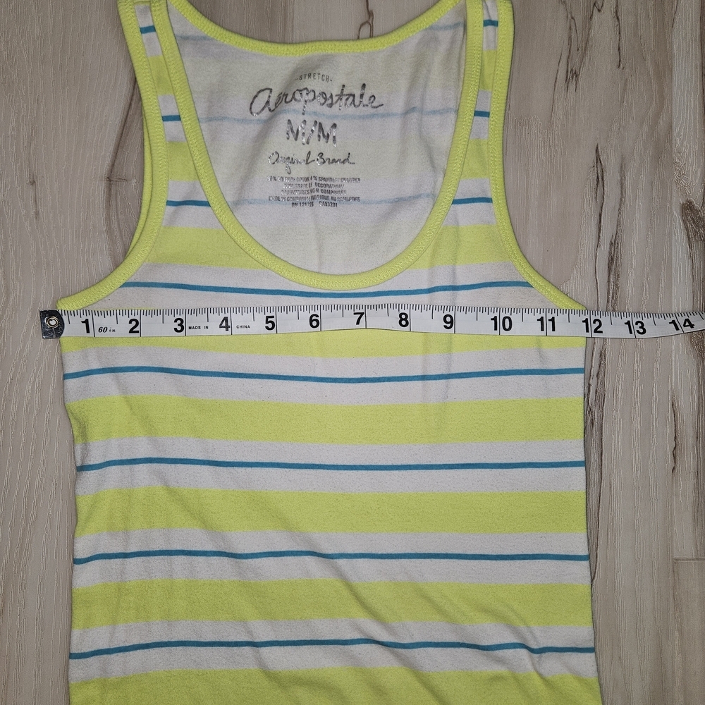 Striped & Solid Women’s Tank Top Bundle - Green, Yellow, Mauve, Teal - Picture 12 of 16